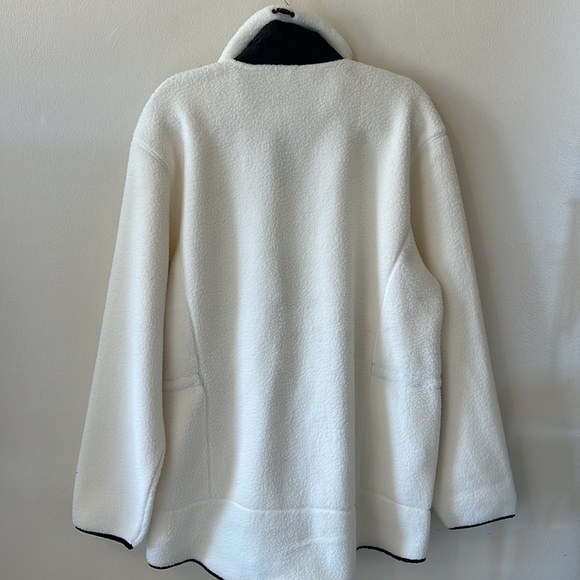 Rains NWT Long Fleece Jacket - Size Large (Color - Fossil) - Picture 11 of 11